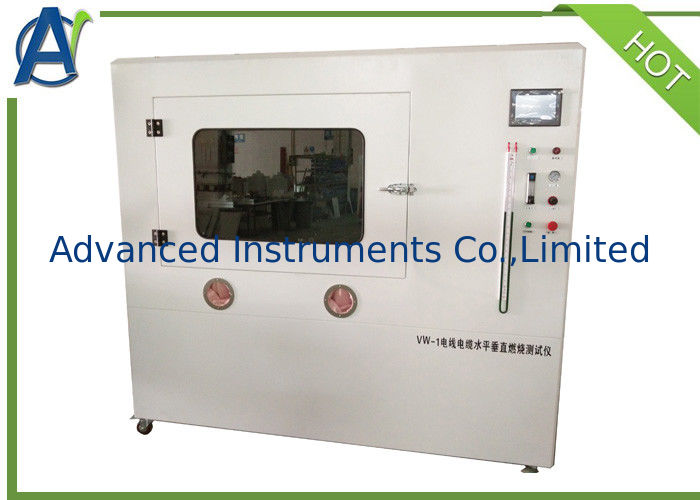 VW-1 Vertical Wire Fire Rating Flame Test Chamber with PLC Touch Screen