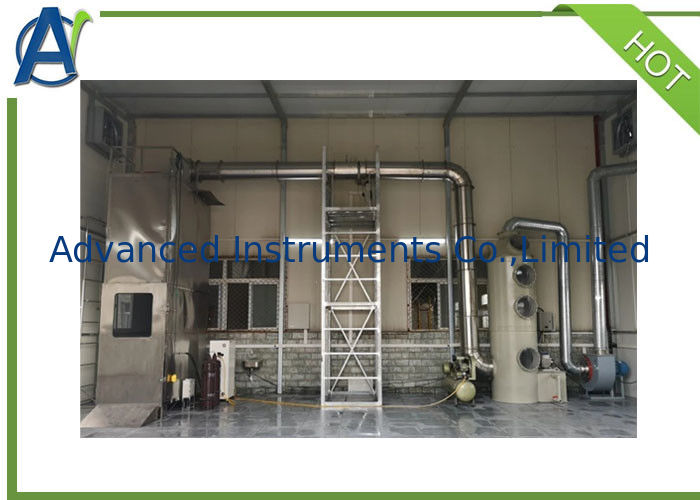 Bunched Cable Vertical Flame Spread Testing Machine For Heat Release by EN 50339