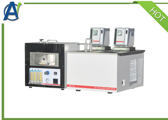 ASTM D721 পেট্রোলিয়াম মোম তেল সামগ্রী বিশ্লেষক 4 টি টেস্ট টিউব সহ